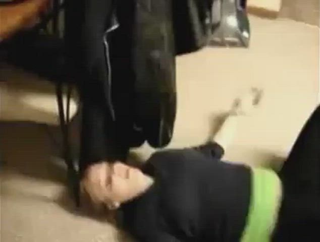 Pants pulled off completely
