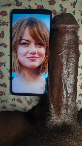 BBC Big Dick Celebrity Cock Emma Watson Tribute gif