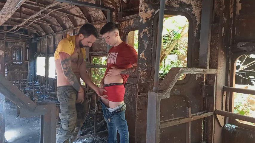 Argentinian Blowjob Public gif