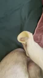 Fucking myself with my dildo wanting it to be someone’s dick