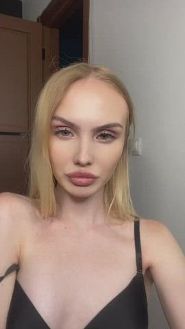 Blonde OnlyFans Tits gif