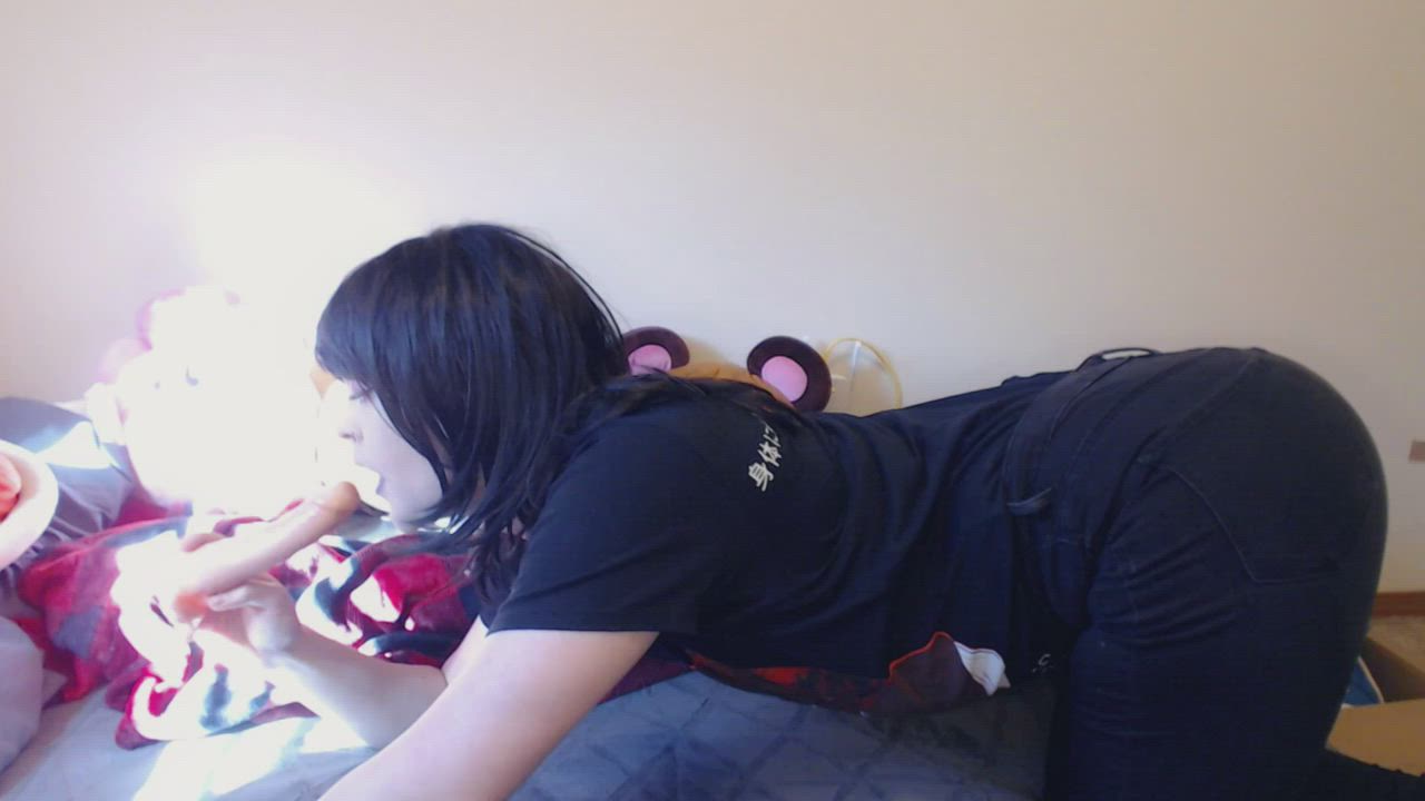 Grab my ass while I gag on you?