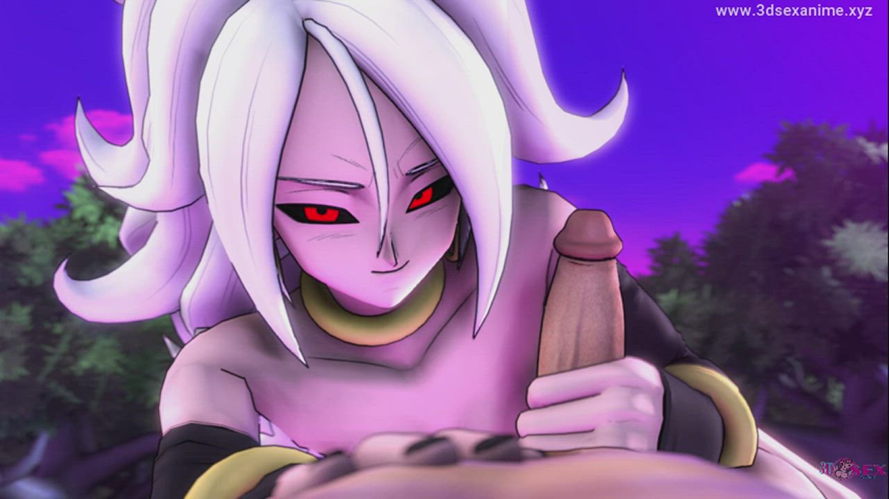 Android 21 handjob titjob and blowjob (greatm8) [Dragon Ball]
