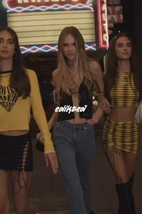 Brunette Model Petite gif