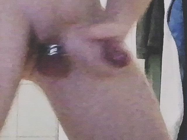 ...so I came with a weighted ring wrapped around my balls and this is the result.