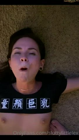 slave swallowing toilet gif