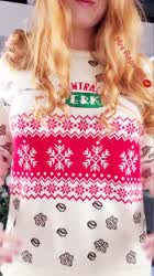 My friends themed Christmas jumper, but you're probably more interested in whats