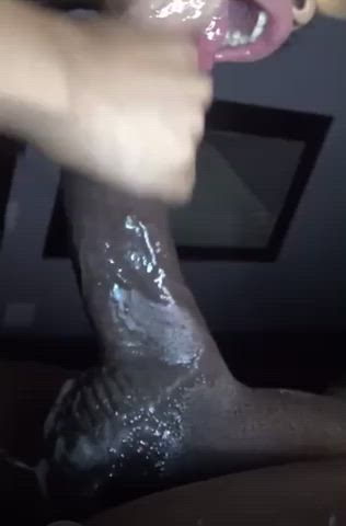 Blowjob Ebony Wet Porn GIF by boonkfrom201