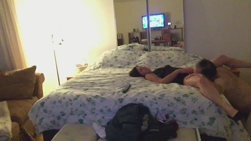 Ass Eating Bed Sex Hotwife Real Couple gif