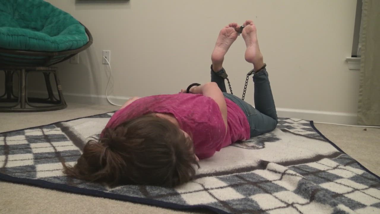 BDSM Bondage Handcuffed Soles gif
