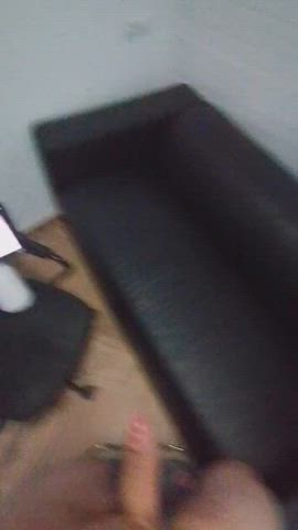Spraying a Huge Load of Cum on my Sofa and Moaning out Loud