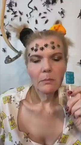 "Insect Lollipop" - Does anyone know her name?