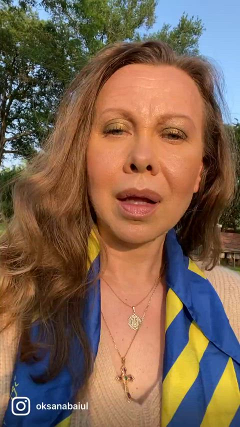 athletic blonde ukrainian gif