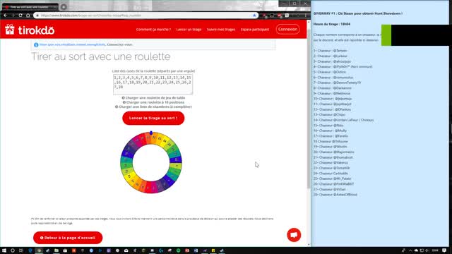 Gagnant du giveaway #1