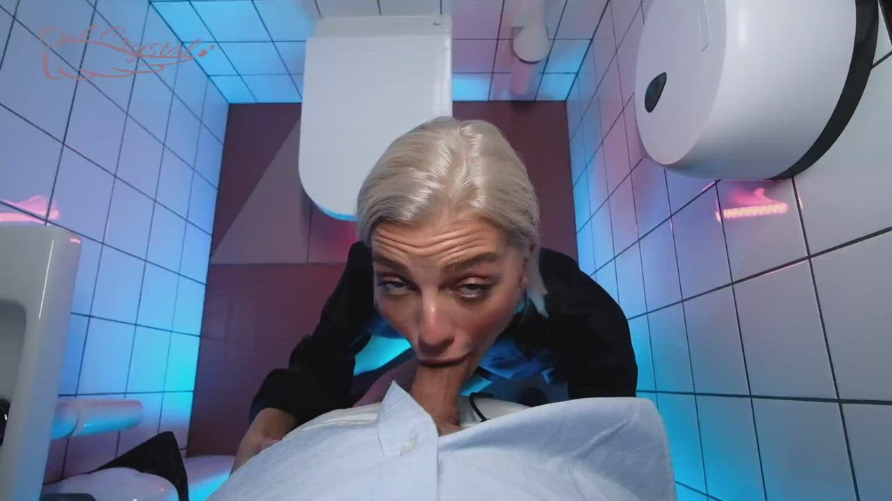 Blowjob Cosplay Gonzo gif