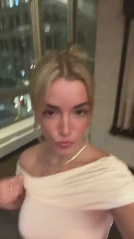 braless pokies see through clothing gif