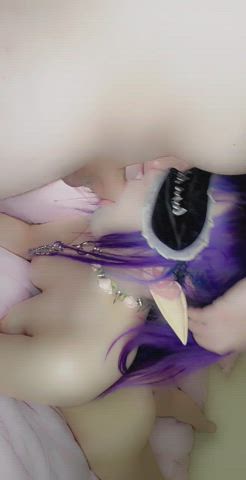 i got so wet being blindfolded like this!