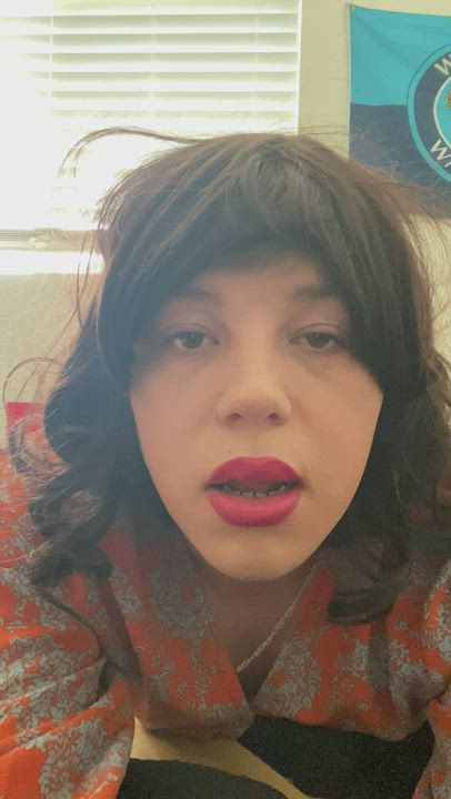 Trans Ahegao face, sometimes I become dumb for cock... 🥺️🥺️