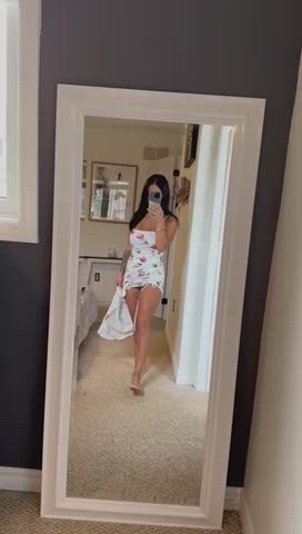 Would you fuck me with the dress still on?