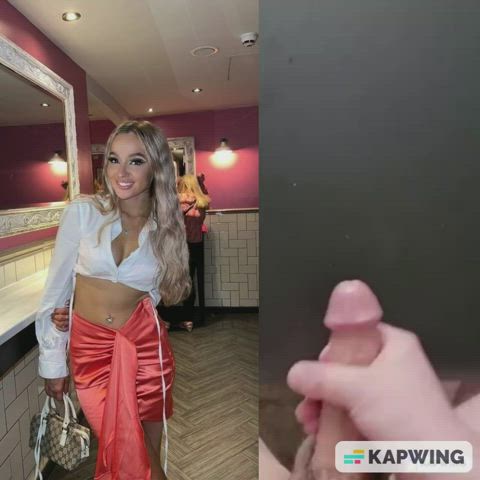 babecock big ass bikini cumshot legs gif