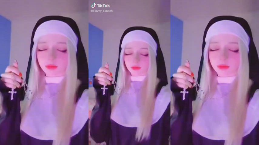 Cosplay Cum Cum On Tits Cumshot Hentai Nun TikTok Tits Titty Fuck gif
