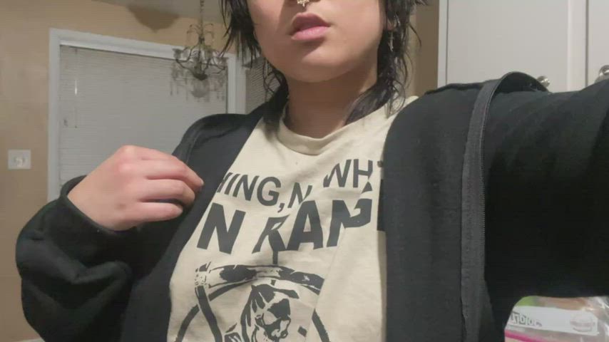 Wanna suck on these Filipina tomboy tits?;)