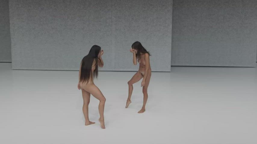brunette french hairy pussy nude art gif