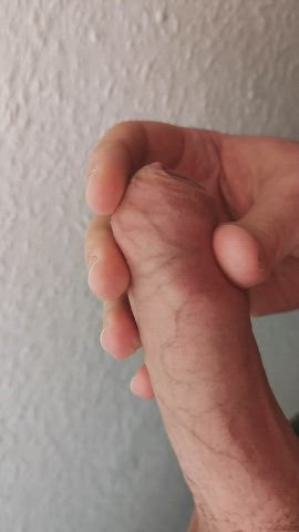 Closeup of my cock and foreskin ? ✨ pulling it up and down ?