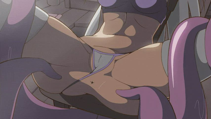 anal animation anime ass hardcore hentai rough tentacles gif