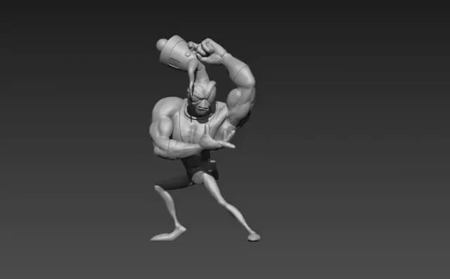 Earthworm Jim WIP Turntable