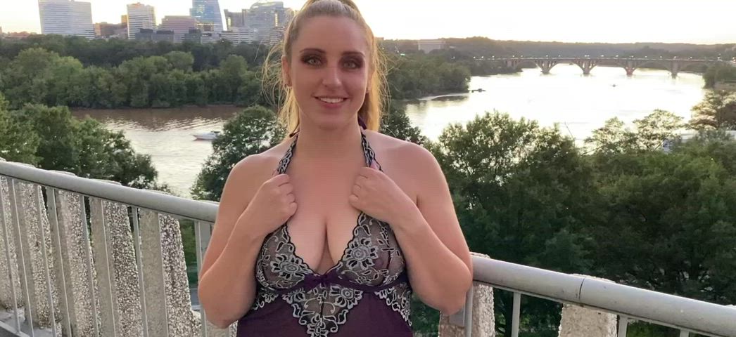 flashing milf public hold-the-moan gif