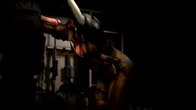 Motoko& Soldier Angle 1