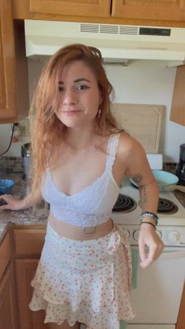 Your fuckdoll is waiting for you in the kitchen