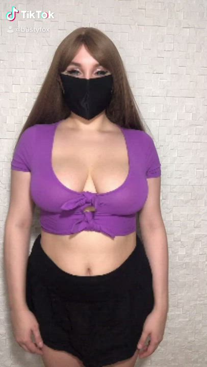 Big Tits Cute TikTok challenge Porn