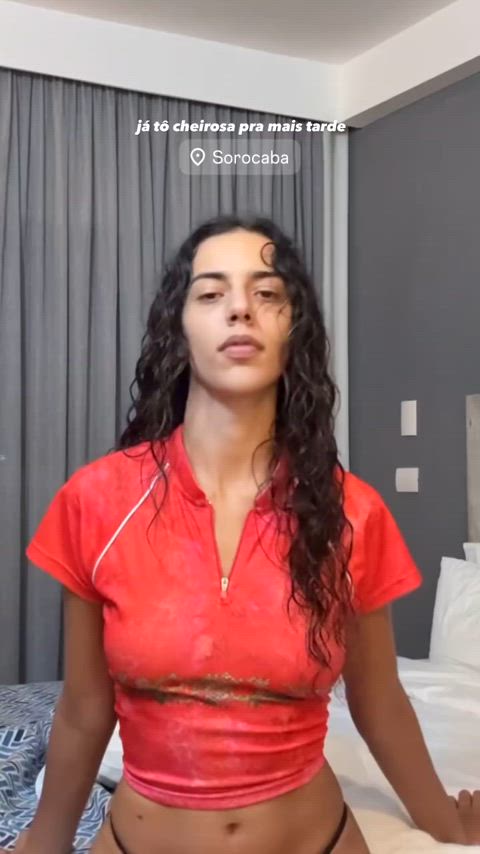ass brazilian celebrity lingerie sexy tits latinas gif