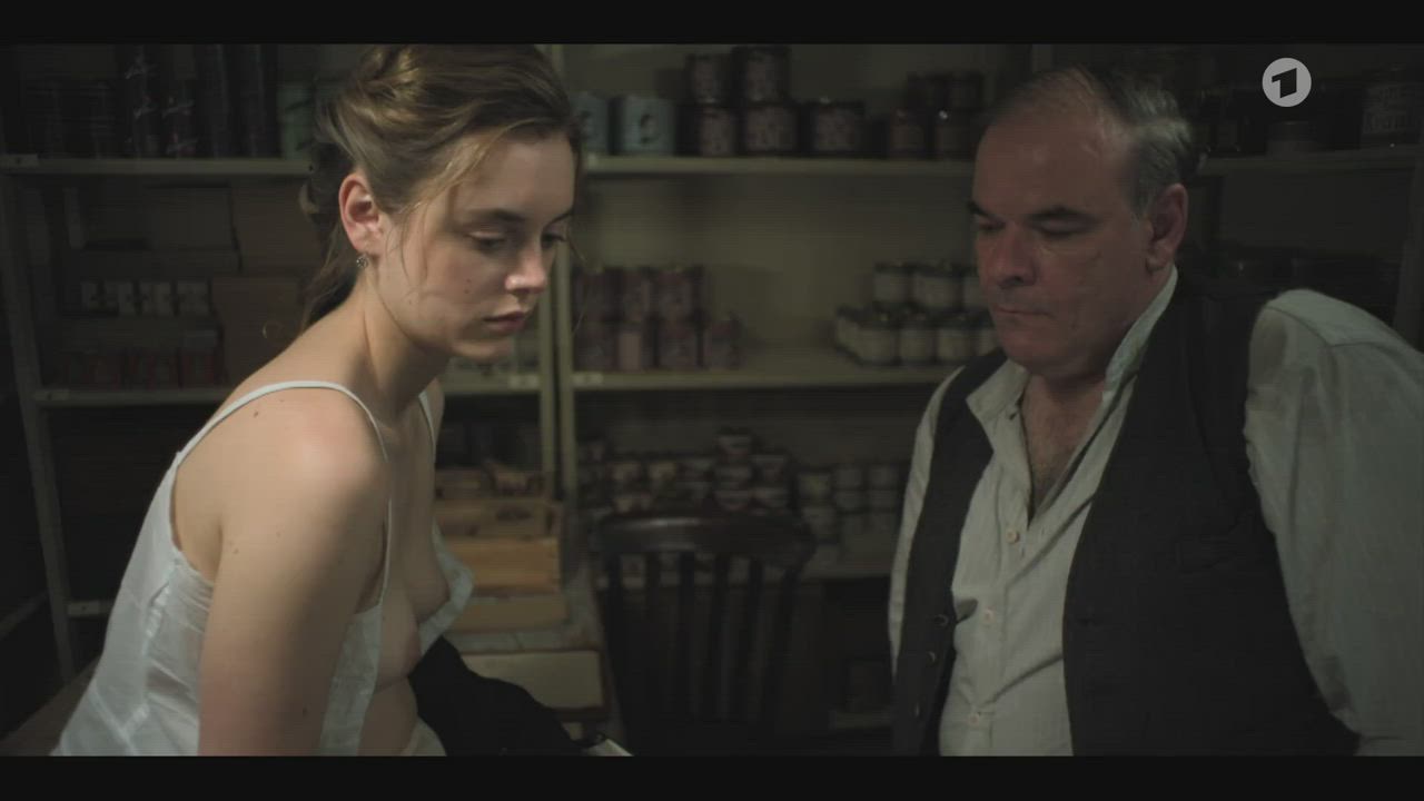 Celebrity German Handjob Topless gif