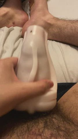 cock fleshlight solo gif