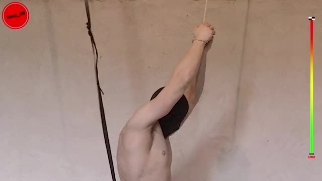 ? ? Anal Hook + Chastity + Vibrator Edging - Prostate Milking Restrained