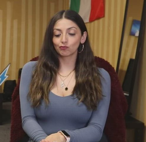 Tiff blue top