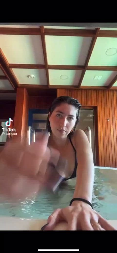 ass bikini hot tub pawg phat ass teen gif