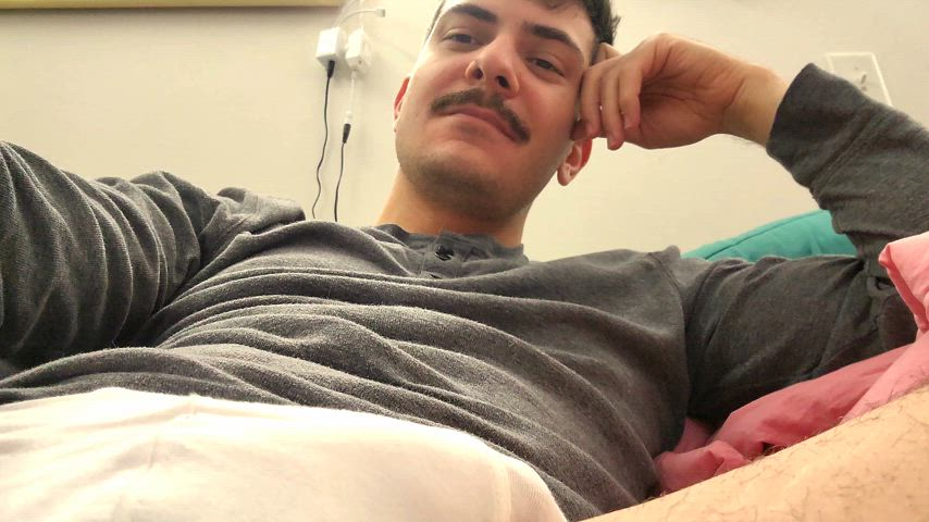 big dick bulge mustache gif