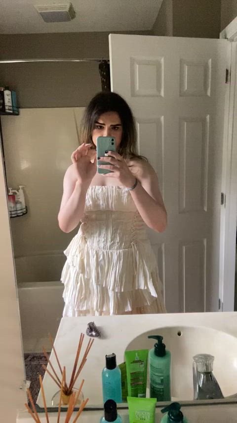 cute femme trans woman gif