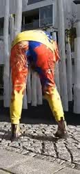 Ass Bending Over Blonde Fitness Geek Tights gif