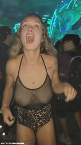Beautiful Girl in festival