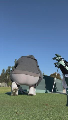 ass leggings outdoor gif