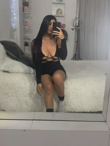 brunette latina tits gif