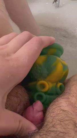 My big clit only looks small next to this massive tentacle! [27NB]