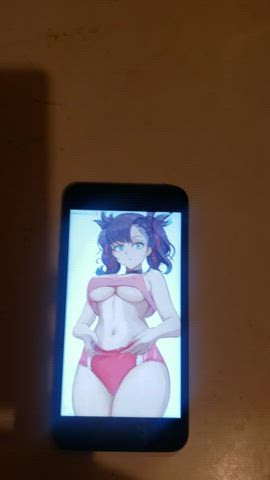 Cumming on Marnie and her thicc thighs (vid in comments)