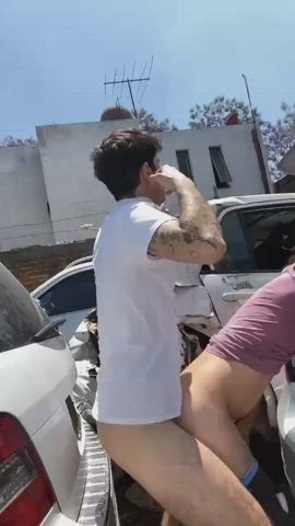 Amateur Anal Exhibitionism Exhibitionist Gay Outdoor Tattoo gif