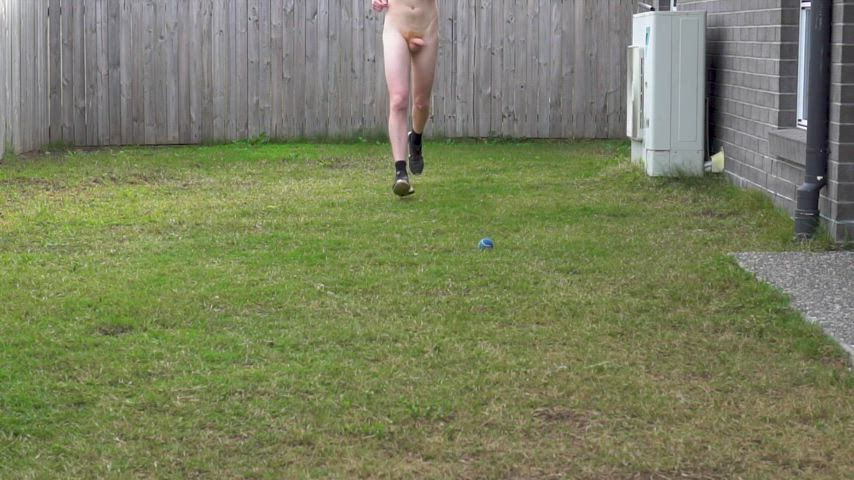 cock nude nudist redhead slow motion sport voyeur gif